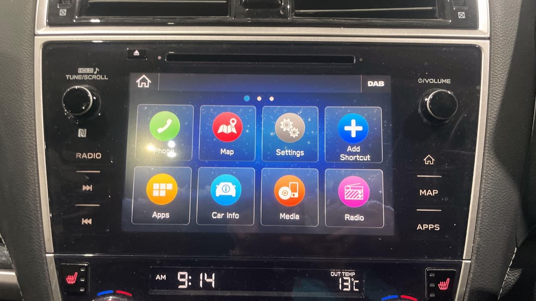 2019 Subaru Outback 2.5i Premium AWD, Automatic, 116915 km, Infotainment System