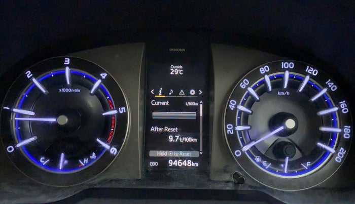 2017 Toyota Innova Crysta 2.4 VX 8 STR, Diesel, Manual, 94,714 km, Odometer Image