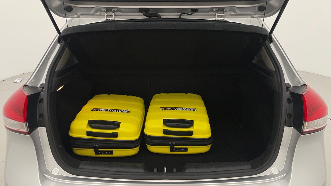 Boot Inside View with Luggage