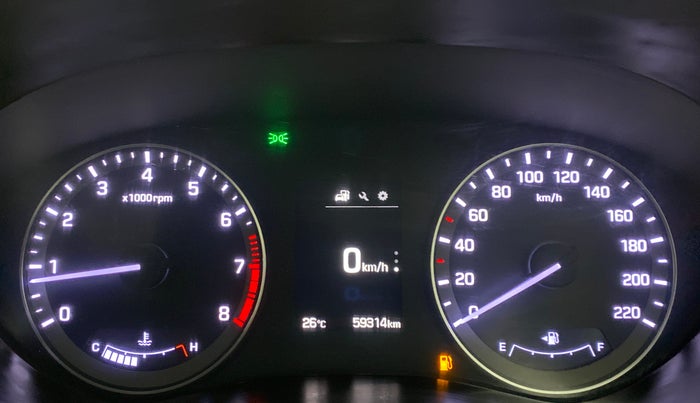 2017 Hyundai Elite i20 ASTA 1.2 (O), Petrol, Manual, 59,703 km, Odometer Image