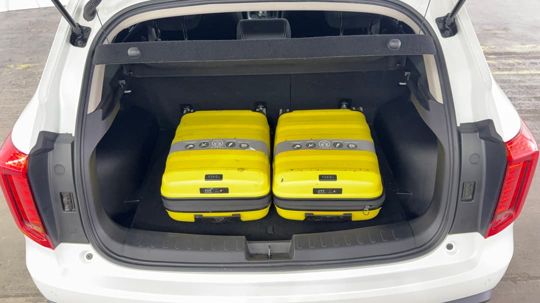 Boot Inside View with Luggage