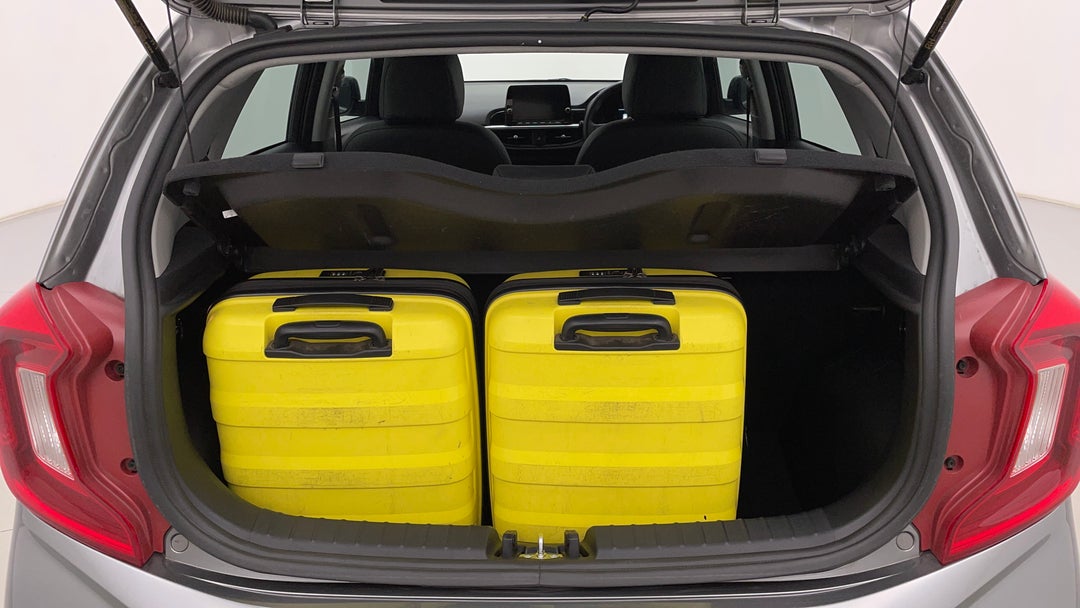 Boot Inside View with Luggage