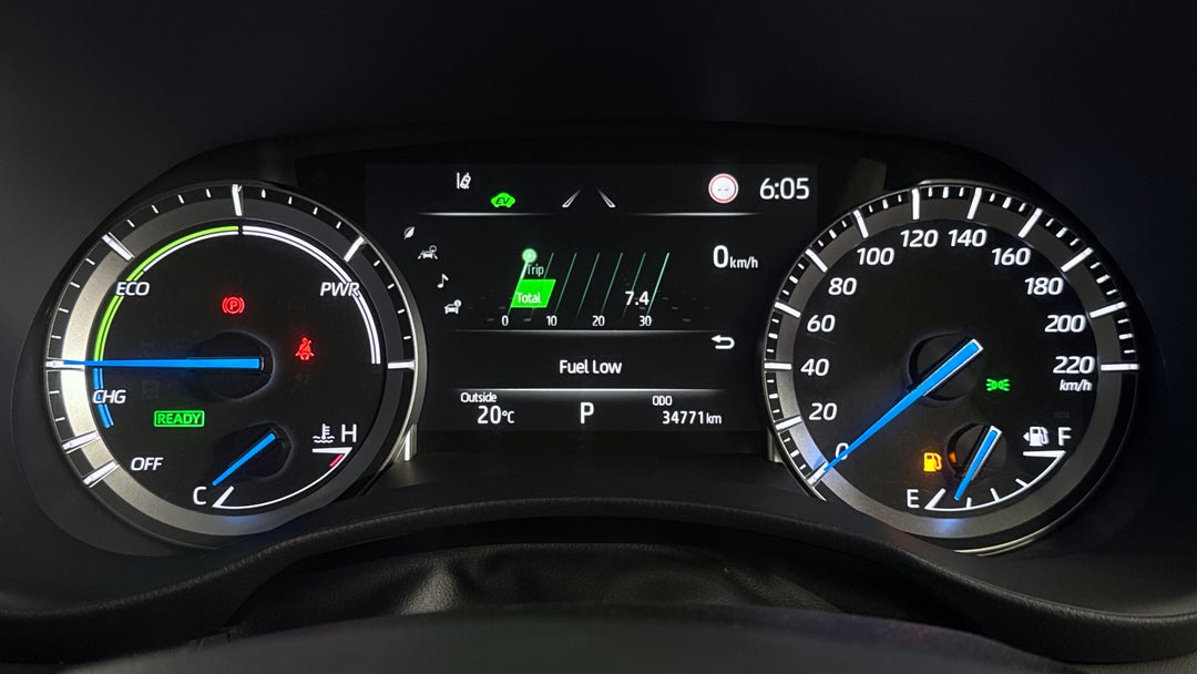2022 Toyota Kluger Gxl Hybrid AWD, Automatic, 34771 km, Odometer View