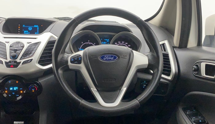 2015 Ford Ecosport TITANIUM 1.5L DIESEL (OPT), Diesel, Manual, 1,31,291 km, Steering Wheel Close Up