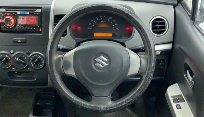 2012 Maruti Wagon R 1.0 LXI, CNG, Manual, 92,640 km, Steering Wheel Close Up
