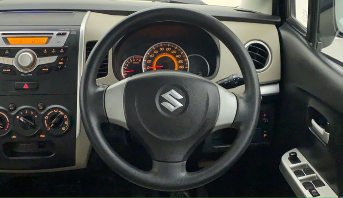 2015 Maruti Wagon R 1.0 VXI, Petrol, Manual, 40,296 km, Steering Wheel Close Up