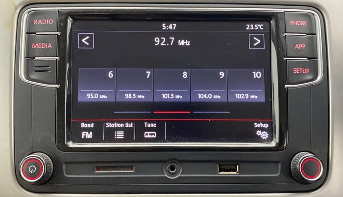 2018 Volkswagen Ameo HIGHLINE PLUS 1.0, Petrol, Manual, 19,485 km, Infotainment System