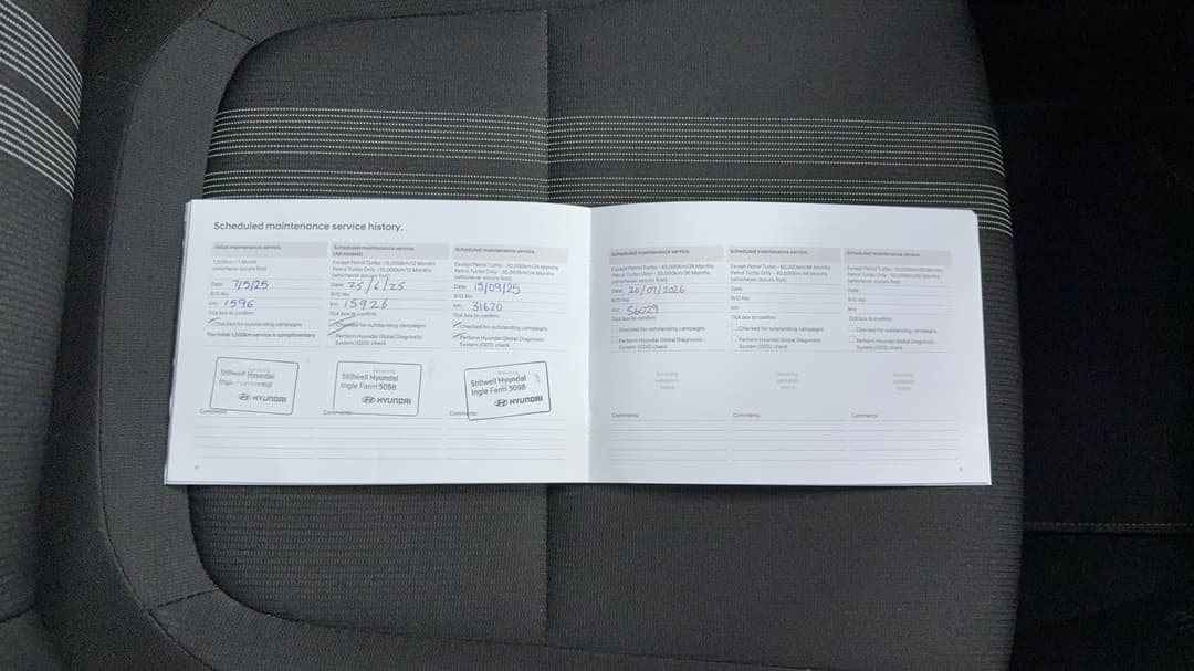 2025 Hyundai Venue Venue, Manual, 60732 km, Service History