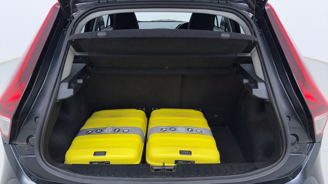 Boot Inside View with Luggage