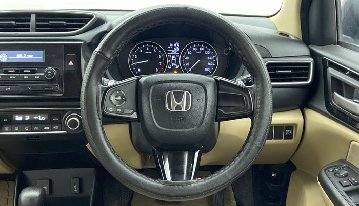 2018 Honda Amaze 1.2 V CVT I VTEC, Petrol, Automatic, 12,503 km, Steering Wheel Close Up