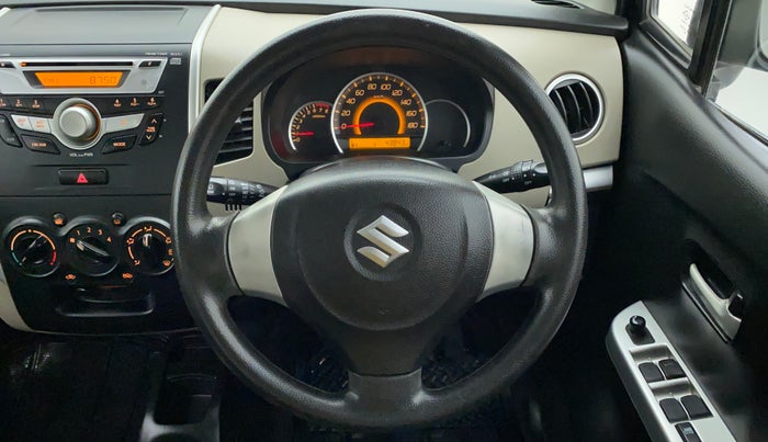 2015 Maruti Wagon R 1.0 VXI, Petrol, Manual, 44,225 km, Steering Wheel Close Up