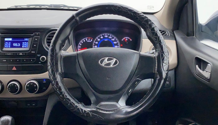 2014 Hyundai Grand i10 SPORTZ 1.2 KAPPA VTVT, CNG, Manual, 51,271 km, Steering Wheel Close Up