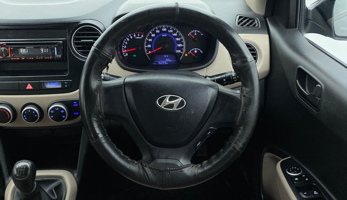2015 Hyundai Grand i10 MAGNA 1.2 VTVT, Petrol, Manual, 16,026 km, Steering Wheel Close Up