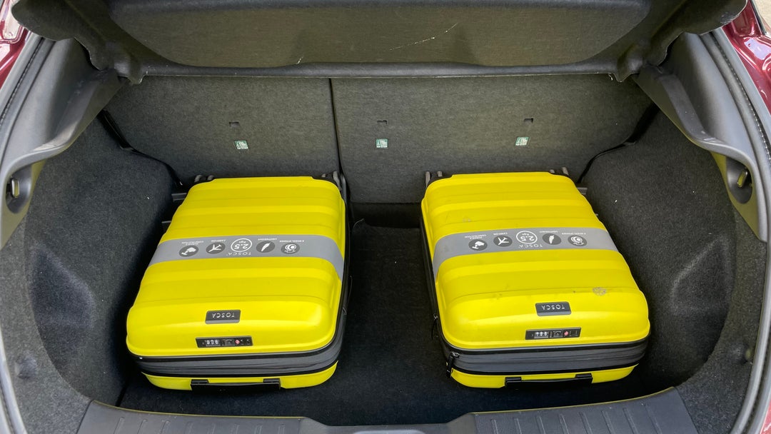 Boot Inside View with Luggage