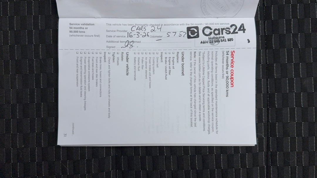 2017 Holden Astra Rs, Automatic, 57564 km, Service History