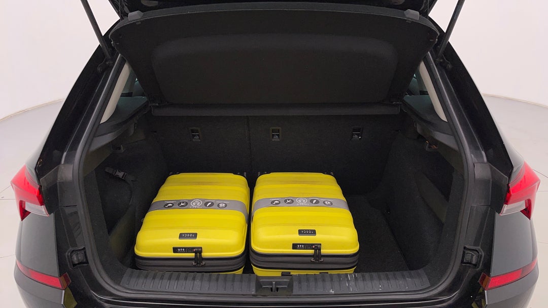 Boot Inside View with Luggage