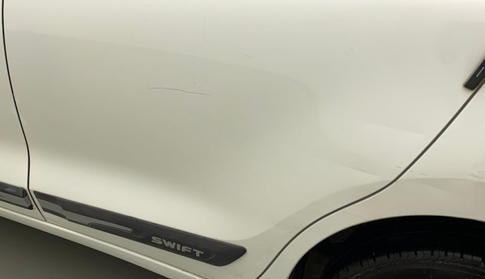 2018 Maruti Swift ZXI PLUS, Petrol, Manual, 86,302 km, Rear left door - Slightly dented