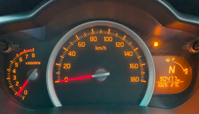 2015 Maruti Celerio VXI AMT, Petrol, Automatic, 90,537 km, Odometer Image