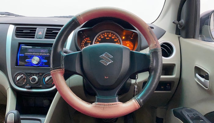 2015 Maruti Celerio VXI AMT, Petrol, Automatic, 90,537 km, Steering Wheel Close Up