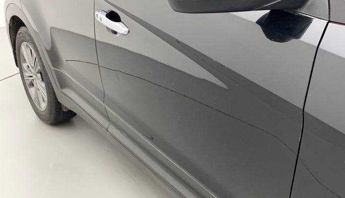 2018 Hyundai Creta SX PLUS AT 1.6 DIESEL, Diesel, Automatic, 29,937 km, Driver-side door - Minor scratches