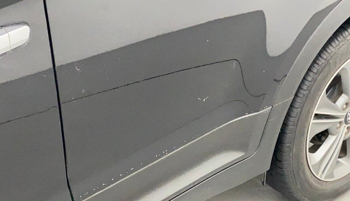 2018 Hyundai Creta SX PLUS AT 1.6 DIESEL, Diesel, Automatic, 29,937 km, Rear left door - Minor scratches