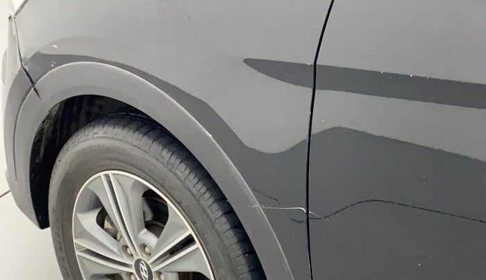 2018 Hyundai Creta SX PLUS AT 1.6 DIESEL, Diesel, Automatic, 29,937 km, Left fender - Slightly dented