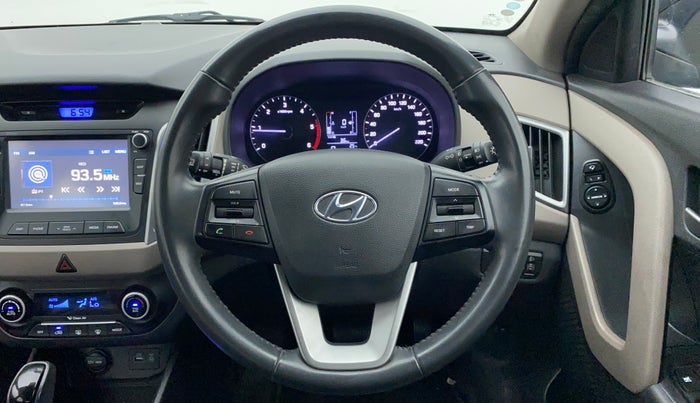 2018 Hyundai Creta SX PLUS AT 1.6 DIESEL, Diesel, Automatic, 29,937 km, Steering Wheel Close Up