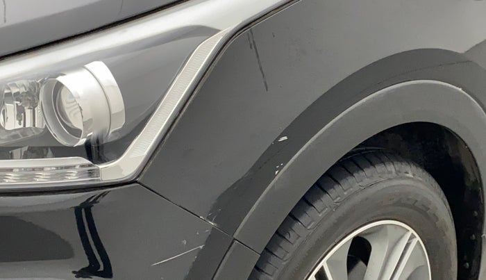 2018 Hyundai Creta SX PLUS AT 1.6 DIESEL, Diesel, Automatic, 29,937 km, Left fender - Minor scratches