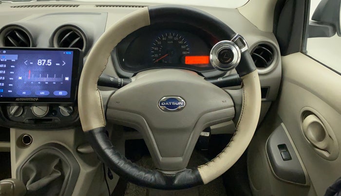 2015 Datsun Go Plus T, Petrol, Manual, 45,286 km, Steering Wheel Close Up
