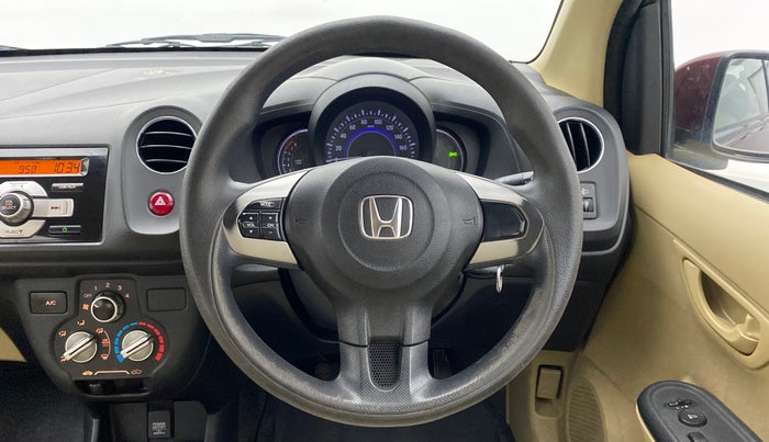 2015 Honda Amaze 1.2 SMT I VTEC, Petrol, Manual, 83,338 km, Steering Wheel Close Up