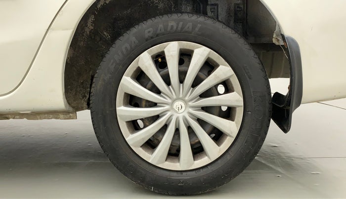 2011 Toyota Etios G SP, Petrol, Manual, 85,637 km, Left Rear Wheel