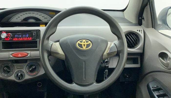 2011 Toyota Etios G SP, Petrol, Manual, 85,947 km, Steering Wheel Close Up