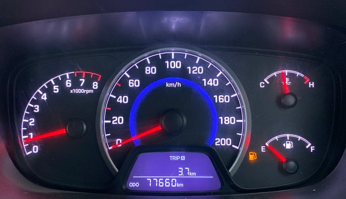 2015 Hyundai Grand i10 SPORTZ 1.2 KAPPA VTVT, Petrol, Manual, 77,660 km, Odometer Image