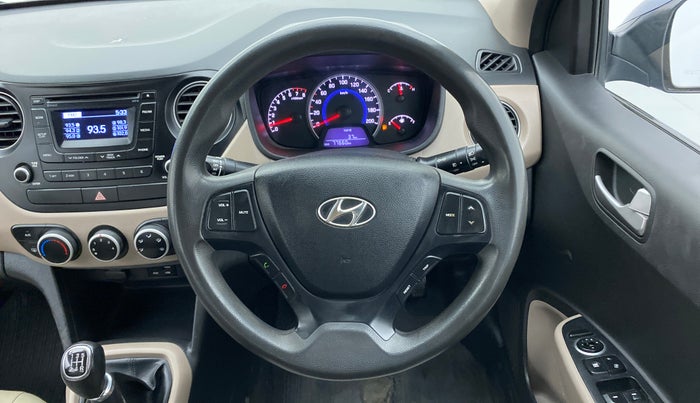 2015 Hyundai Grand i10 SPORTZ 1.2 KAPPA VTVT, Petrol, Manual, 77,660 km, Steering Wheel Close Up
