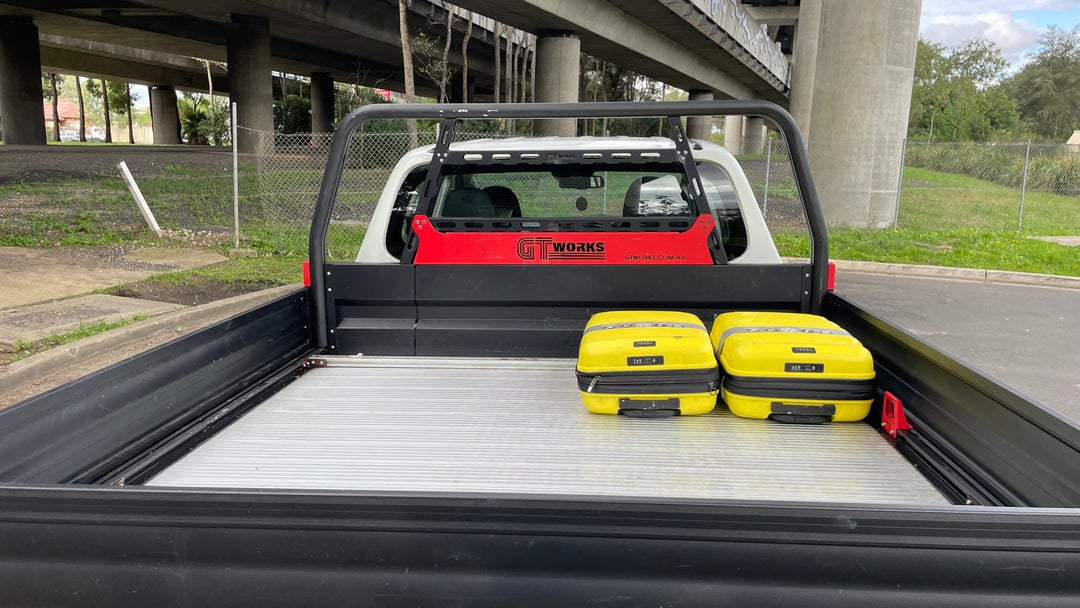 Boot Inside View with Luggage