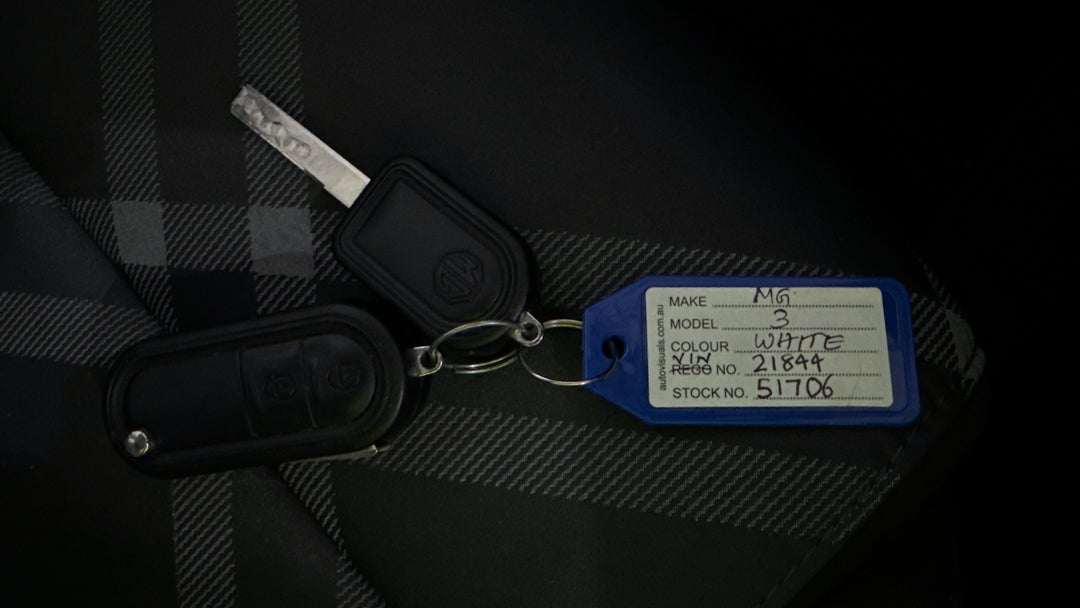 2022 MG Mg3 Auto Core, Automatic, 11608 km, Key Close-up