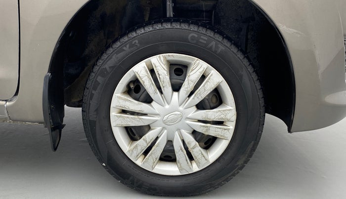 2017 Datsun Go T, Petrol, Manual, 1,02,317 km, Right Front Wheel