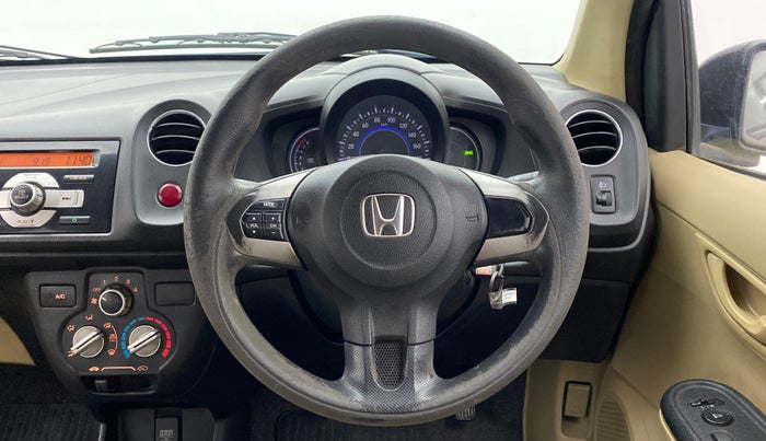 2015 Honda Amaze 1.2 SMT I VTEC, Petrol, Manual, 91,489 km, Steering Wheel Close Up