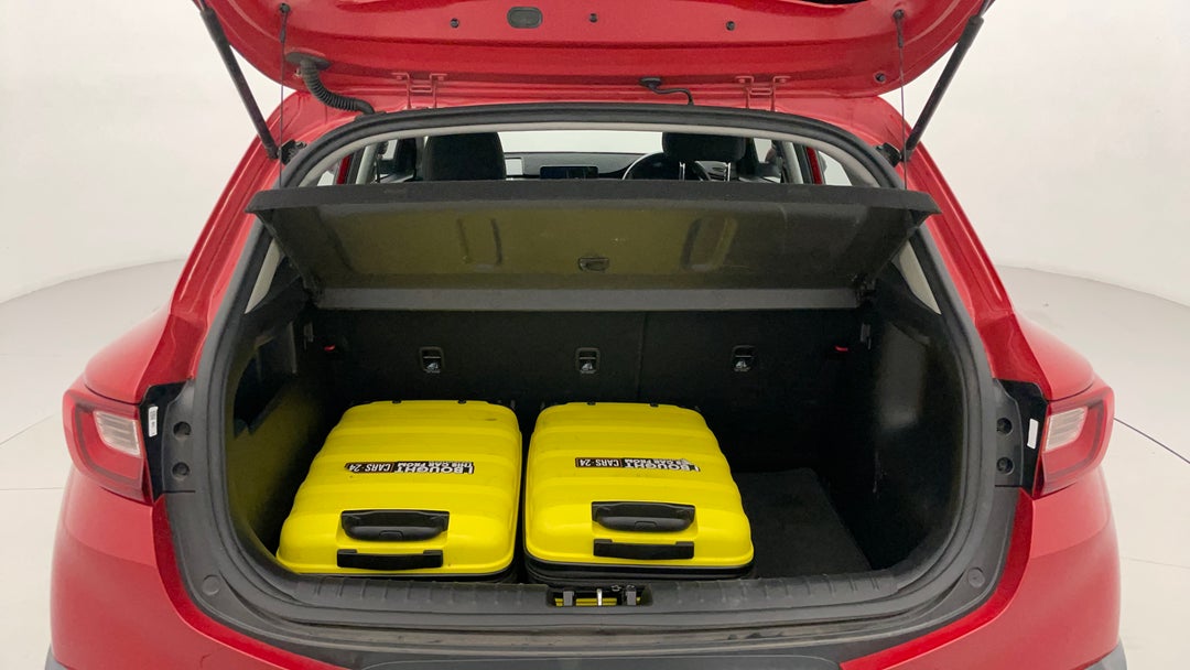 Boot Inside View with Luggage
