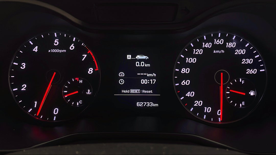 2017 Hyundai Veloster Sr Turbo, Manual, 62733 km, Odometer View