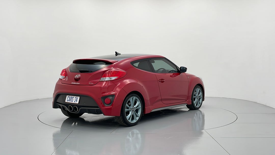 2017 Hyundai Veloster Sr Turbo, Manual, 62733 km, Right Back Diagonal (45- Degree) View