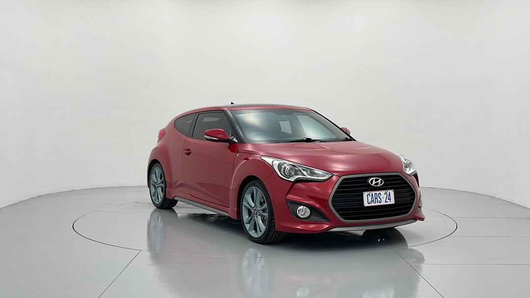 2017 Hyundai Veloster Sr Turbo, Manual, 62733 km, Right Front Diagonal (45- Degree) View