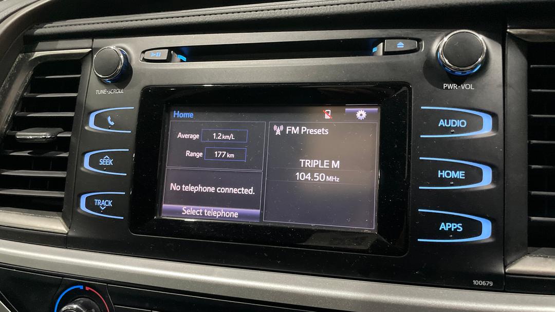 2019 Toyota Kluger Gx (4x2), Automatic, 70321 km, Infotainment System