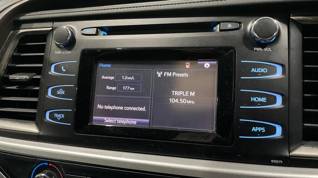 2019 Toyota Kluger Gx (4x2), Automatic, 70321 km, Infotainment System