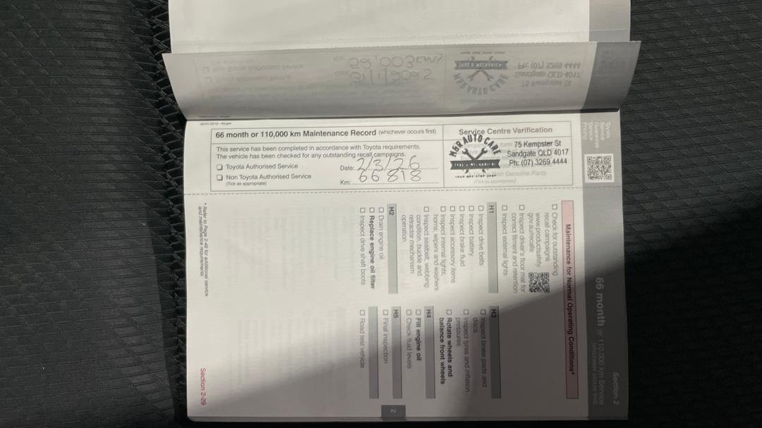 2019 Toyota Kluger Gx (4x2), Automatic, 70321 km, Service History