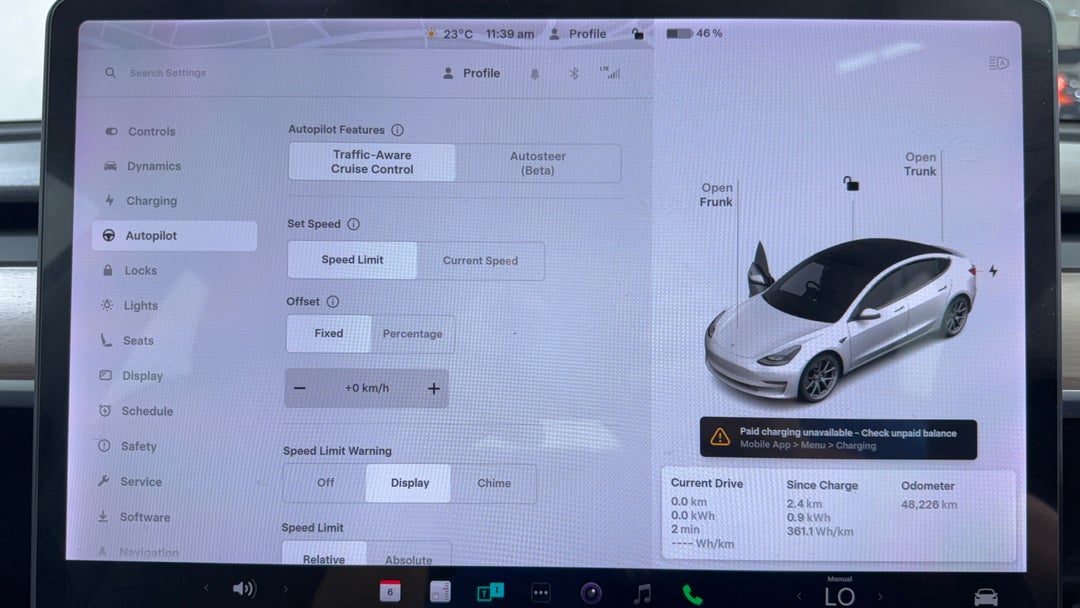 2021 Tesla Model 3 Standard Range Plus Rwd, Automatic, 48226 km, Cruise Control