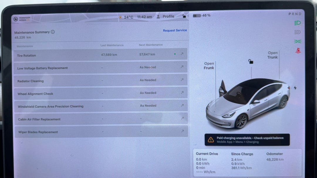 2021 Tesla Model 3 Standard Range Plus Rwd, Automatic, 48226 km, Service History
