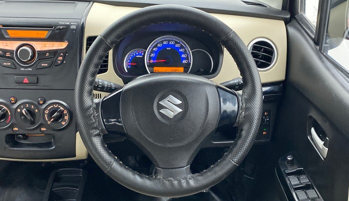 2017 Maruti Wagon R 1.0 VXI, Petrol, Manual, 4,036 km, Steering Wheel