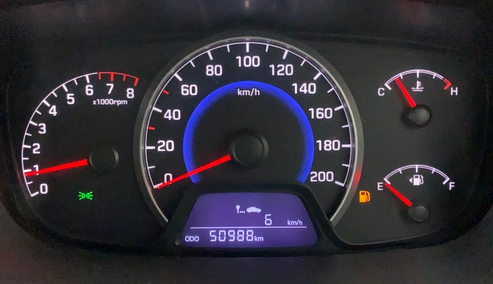 2015 Hyundai Grand i10 SPORTZ 1.2 KAPPA VTVT, Petrol, Manual, 50,988 km, Odometer Image