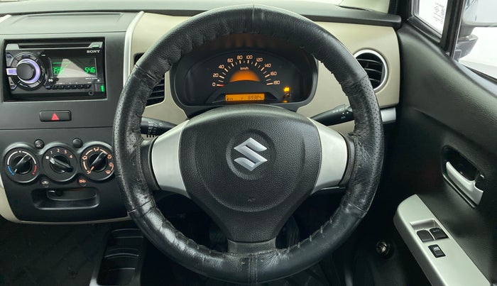 2014 Maruti Wagon R 1.0 LXI CNG, CNG, Manual, 69,435 km, Steering Wheel Close Up